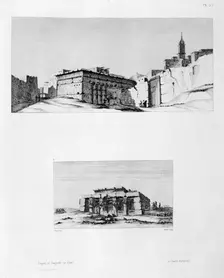 Temple of Latopolis, Esna Egypt, c1808. Artist: Roville