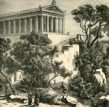 Temple of Poseidon at Kalauna 1890. Creator: Unknown