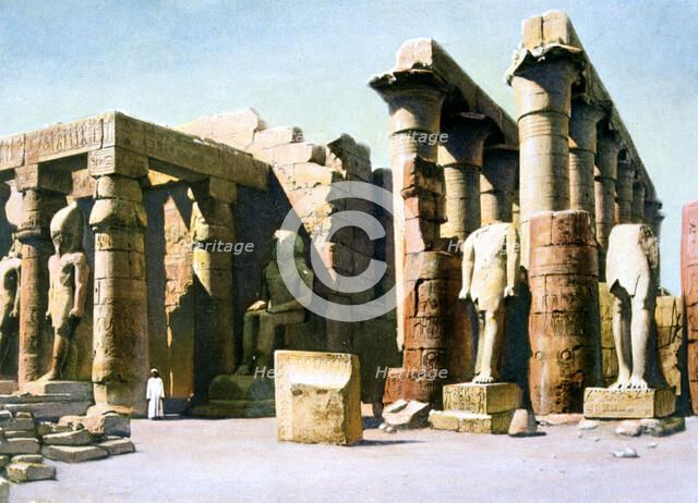 Temple of Rameses II, Luxor, Egypt, 20th Century. Artist: Unknown