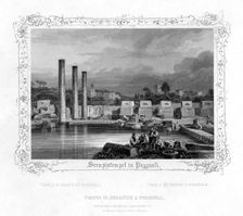 Temple of Serapis at Pozzuoli, Italy, 19th century. Artist: J Poppel