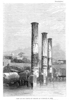 Temple of Serapis at Puzzuoli in 1183, Charles Lyell (1853). Creator: Charles Lyell