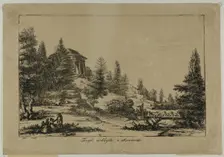 Temple of Sibyl in Méréville, 1817. Creator: Vivant Denon