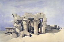 Temple of Sobek and Haroeris at Kom Ombo 19th century. Artist: David Roberts