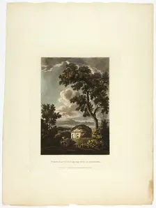 Temple of Tussis or the God of Coughing, plate twenty-nine from the Ruins of Rome, pub. Feb 20, 1798 Creator: Matthew Dubourg