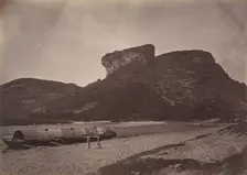 Temple of Tai-wang at Wu ü near Sing Chang Tea Mart, ca. 1869. Creator: Afong Lai