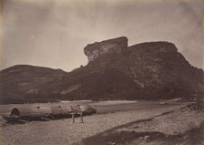 Temple of Tai-wang at Wu ü near Sing Chang Tea Mart, ca. 1869. Creator: Afong Lai