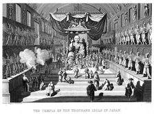 Temple of Ten Thousand Idols, Japan, 1880