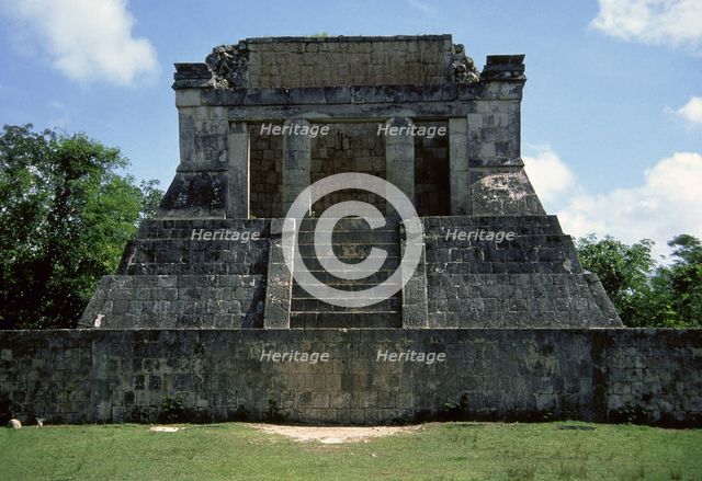Temple of the Bearded Man, Chichen Itza, Yucatan, Mexico, Mayan, 1998. Creator: Unknown.