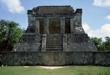 Temple of the Bearded Man, Chichen Itza, Yucatan, Mexico, Mayan, 1998. Creator: Unknown