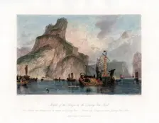 Temple of the Bronzes in the Quang Yen Rock China, c1840.Artist: CT Dixon