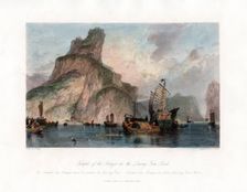 Temple of the Bronzes in the Quang Yen Rock China, c1840.Artist: CT Dixon