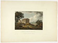 Temple of the God Rediculus, plate five from the Ruins of Rome Temple of the God..., pub Mar 1, 1796 Creator: Matthew Dubourg