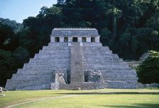 Temple of the Inscriptions, Palenque, Mexico, Mayan, 7th-8th centuries, 1998. Creator: Unknown
