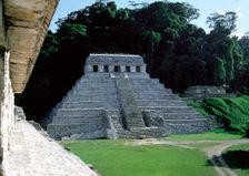 Temple of the Inscriptions, Palenque, Mexico, Mayan, 7th-8th centuries, 1998. Creator: Unknown