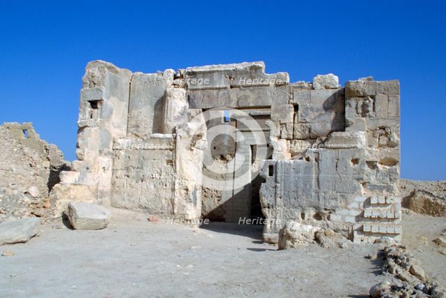 Temple of the Oracle, Siwa, Egypt.  Creator: Vivienne Sharp.