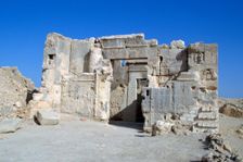 Temple of the Oracle, Siwa, Egypt. Creator: Vivienne Sharp