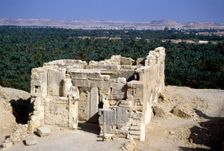 Temple of the Oracle, Siwah, Egypt. Creator: Vivienne Sharp