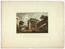 Temple of the Sun & Moon, plate two from Ruins of Rome, published March 1, 1796. Creator: Matthew Dubourg