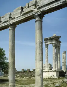 Temple of Trajan, Pergamon, Turkey, 1999. Creator: LTL