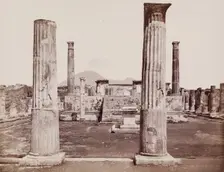 Temple of Venus, Pompeii, between 1880 and 1890. Creator: Giorgio Sommer
