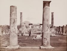 Temple of Venus, Pompeii, between 1880 and 1890. Creator: Giorgio Sommer