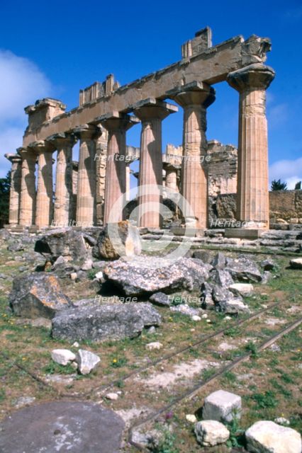 Temple of Zeus, Cyrene, Libya. Creator: Vivienne Sharp.