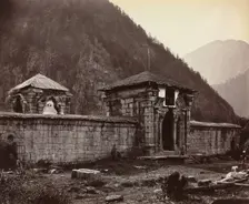 Temple at Naveshera, Kashmir, India, 1864. Creator: Samuel Bourne (British, 1834-1912)