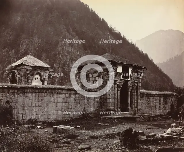 Temple at Naveshera, Kashmir, India, 1864. Creator: Samuel Bourne (British, 1834-1912).