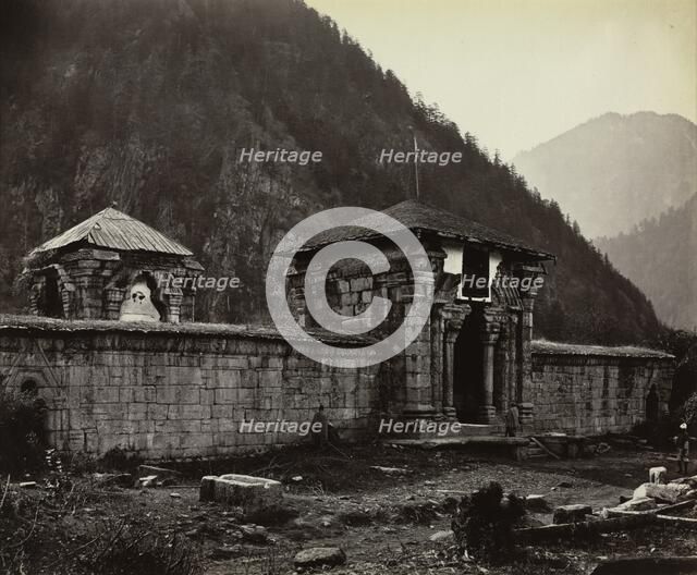Temple at Naveshera, Kashmir, India, 1864. Creator: Samuel Bourne (British, 1834-1912).