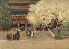Temple at Nikko, Japan c1908. Artist: Robert Weir Allan