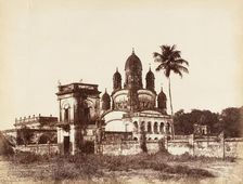 Temple at Allipore, 1850s. Creator: Captain R. B. Hill
