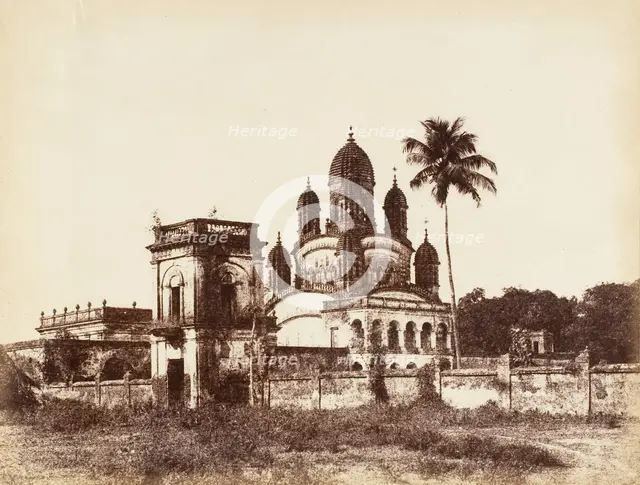 Temple at Allipore, 1850s. Creator: Captain R. B. Hill.