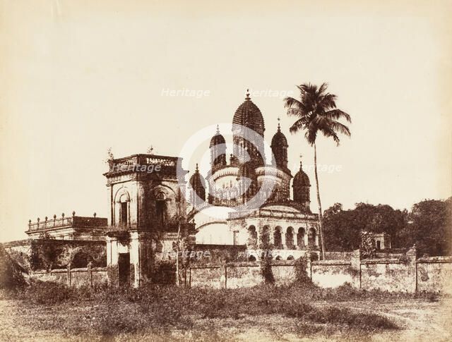 Temple at Allipore, 1850s. Creator: Captain R. B. Hill.