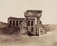 Temple at Dandara, between 1860 and 1903. Creator: Antonio Beato