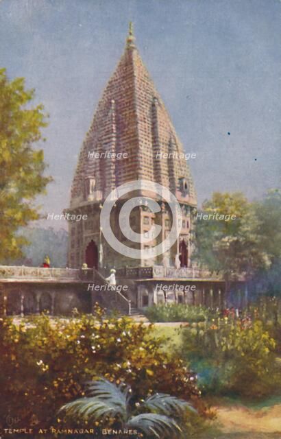 'Temple at Ramnagar, Benares', . Creator: Unknown.