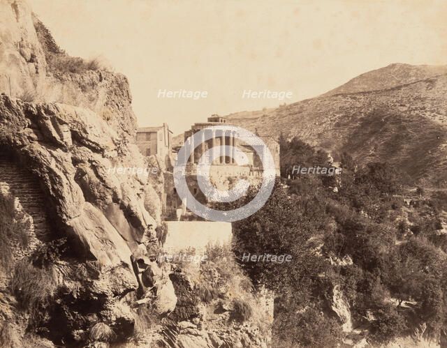 Temple at Vesta at Tivoli, c1863. Creator: Robert MacPherson.