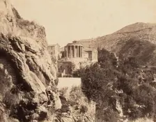 Temple at Vesta at Tivoli, c1863. Creator: Robert MacPherson
