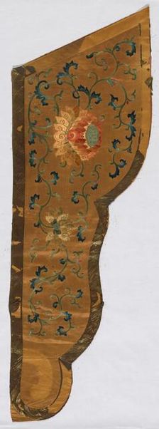 Temple banner, China, 1700/50, Qing dynasty (1644-1911). Creator: Unknown