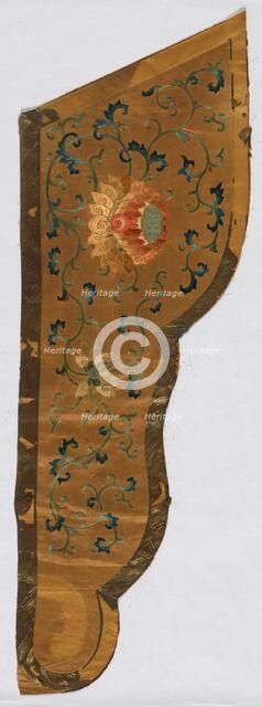 Temple banner, China, 1700/50, Qing dynasty (1644-1911). Creator: Unknown.