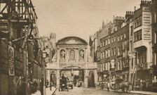 Temple Bar: The City Boundary in the Strand in the Year 1878 c1935. Creator: Unknown