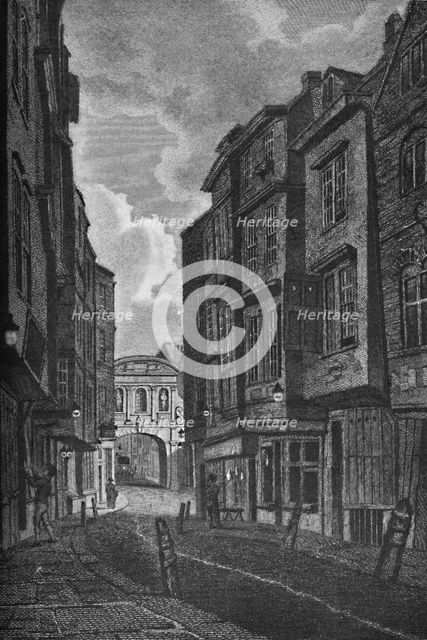 'Temple Bar from Butcher Row', 1907. Artist: Unknown.