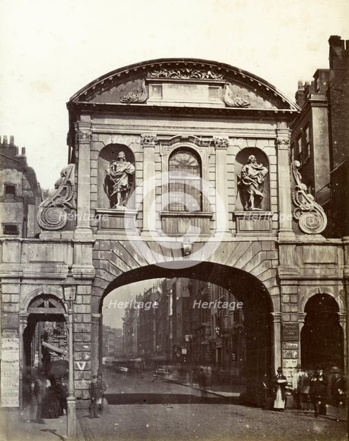 Temple Bar, London, 19th century Artist: Unknown