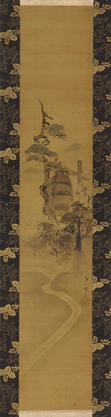 Temple bell, Edo period, mid 17th-early 18th century. Creator: Hanabusa Itcho