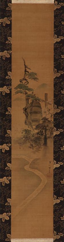 Temple bell, Edo period, mid 17th-early 18th century. Creator: Hanabusa Itcho