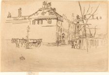 Temple, c. 1880/1881. Creator: James Abbott McNeill Whistler