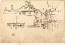 Temple, c. 1880/1881. Creator: James Abbott McNeill Whistler