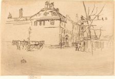 Temple, c. 1880/1881. Creator: James Abbott McNeill Whistler