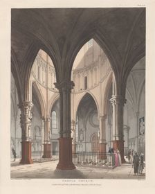 Temple Church, September 1, 1809., September 1, 1809. Creator: J. Bluck