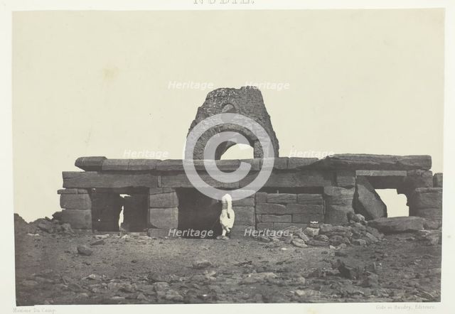 Temple d'Amada; Nubie, 1849/51, printed 1852. Creator: Maxime du Camp.