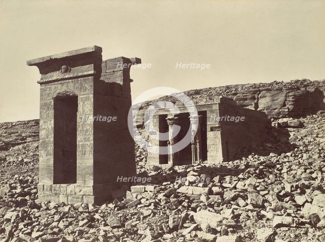 Temple d'Andour, ca. 1870. Creator: Felix Bonfils.